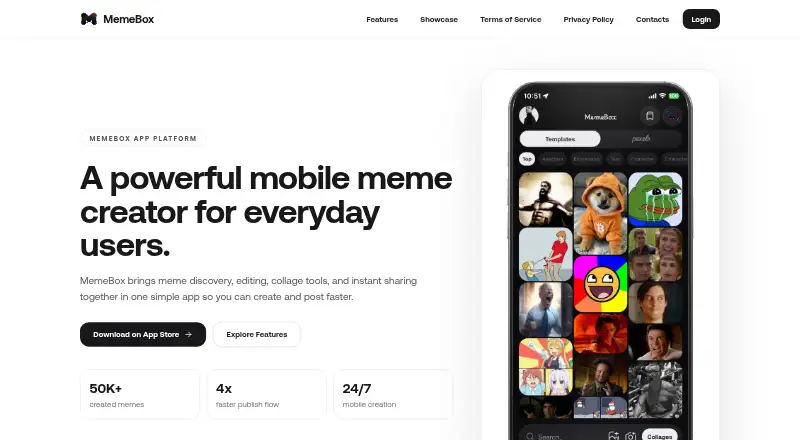 MemeBox's own site