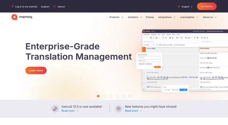 memoQ's own site