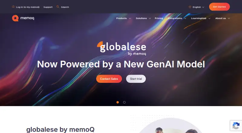 Globalese's own site
