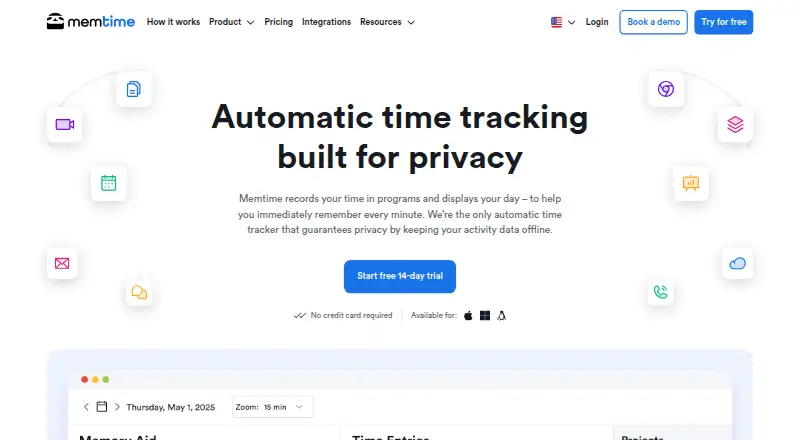 Memtime's own site