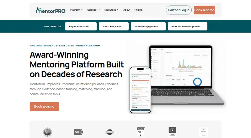 MentorPRO's own site