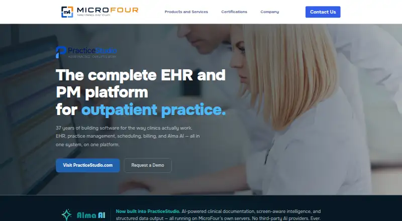 PracticeStudio's own site