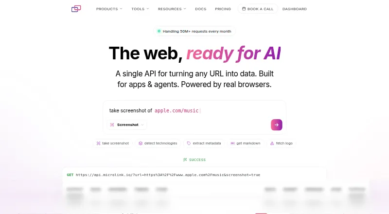 Microlink's own site