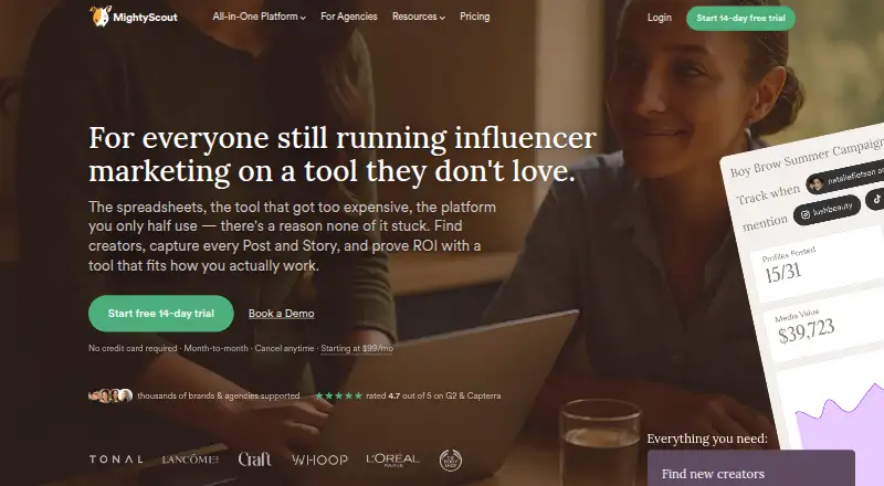 MightyScout's own site