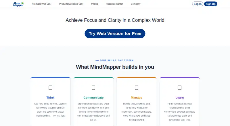 MindMapper's own site