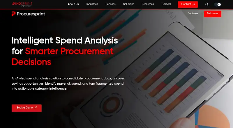 Procuresprint Spend Analysis's own site