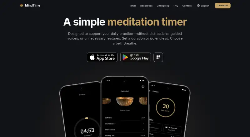MindTime's own site