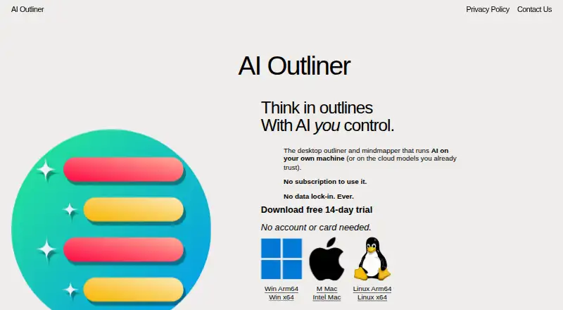 AI Outliner's own site