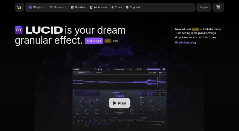 Lucid's own site
