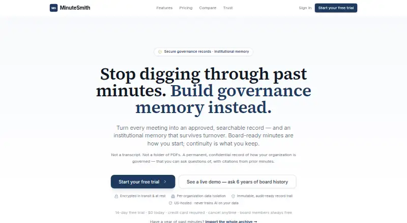 MinuteSmith's own site