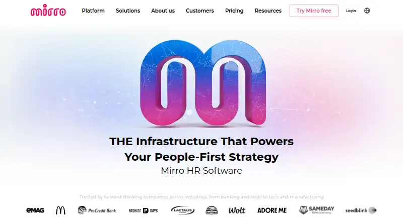 Mirro's own site
