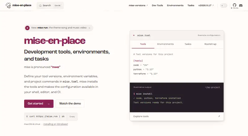 mise's own site