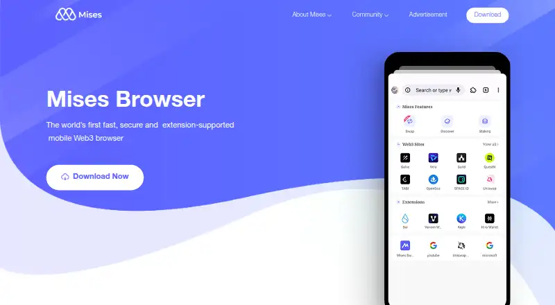 Mises Browser's own site