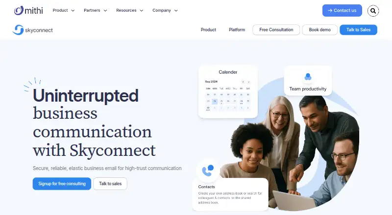 Mithi SkyConnect's own site