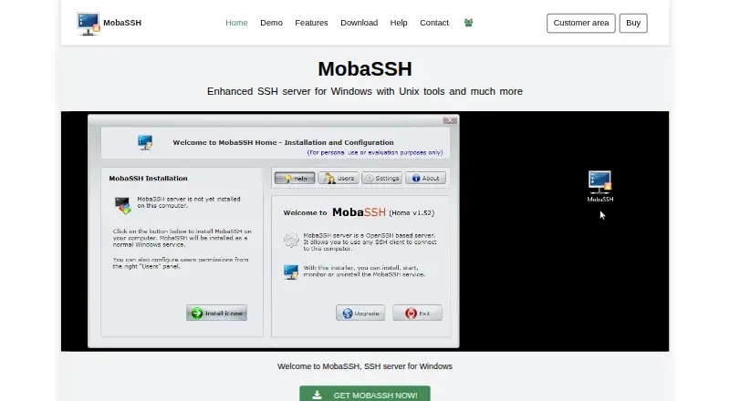 MobaSSH's own site