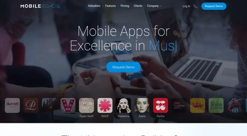 Mobile Roadie's own site