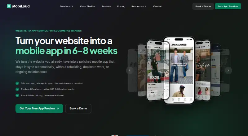 MobiLoud's own site