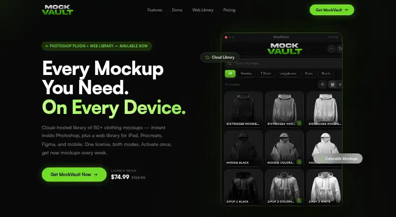 MockVault's own site