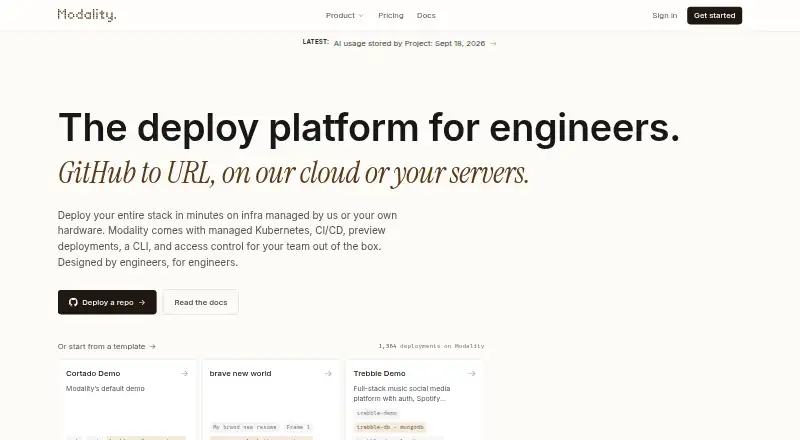 Modality's own site