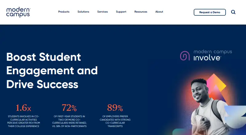 Modern Campus Involve's own site