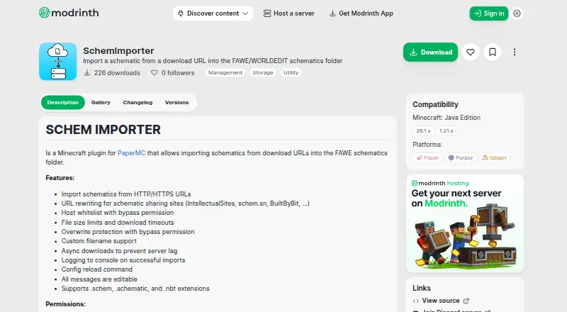 SchemImporter's own site