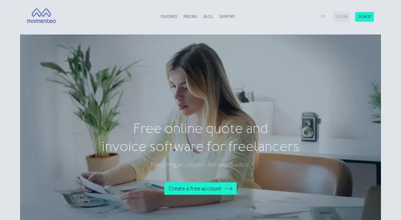 Momenteo's own site