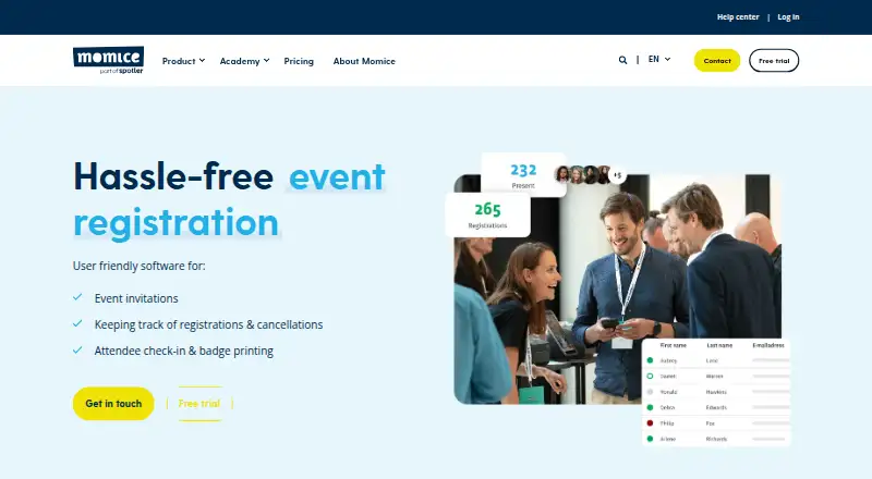Momice's own site