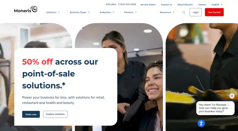 Moneris PAYD's own site