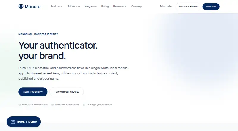 Monofor Identity's own site