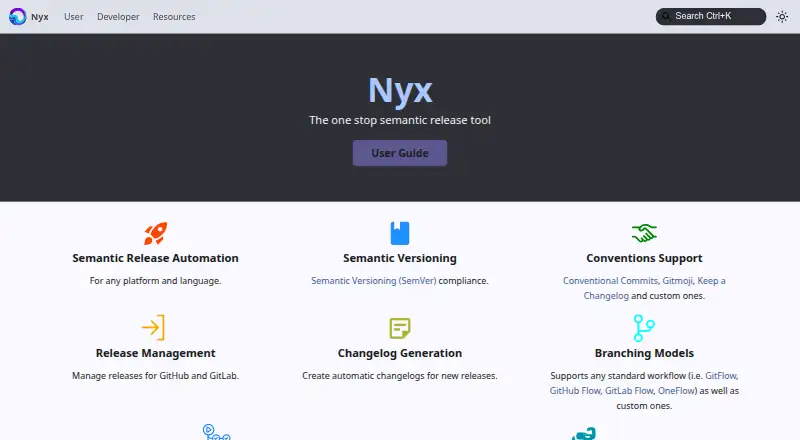 Nyx's own site