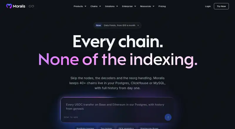 Moralis's own site