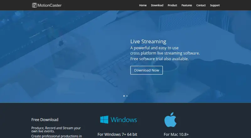 MotionCaster's own site