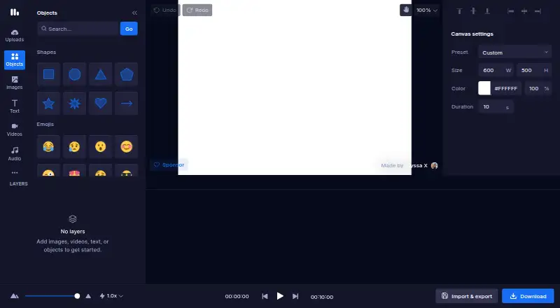 Motionity's own site