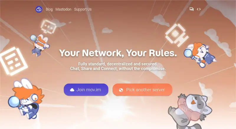Movim's own site