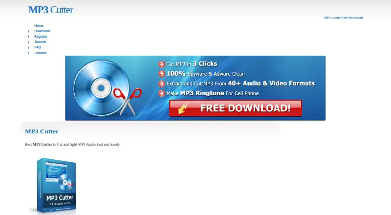 MP3 Cutter's own site