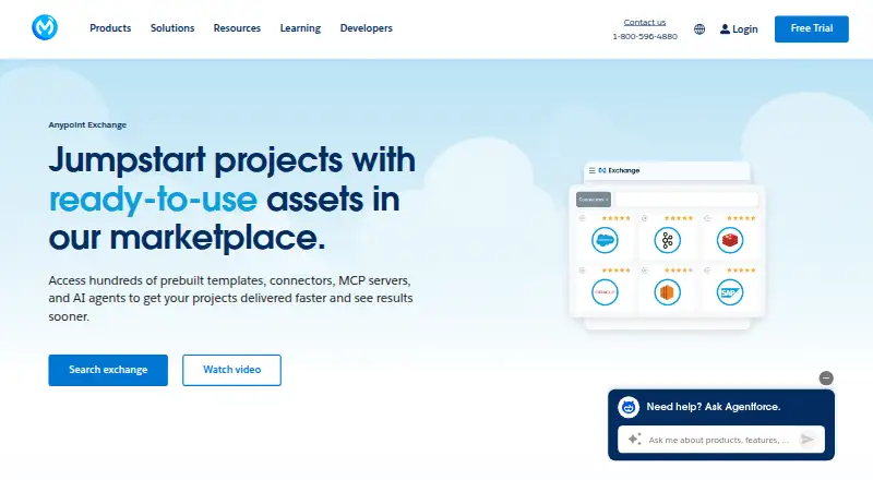 MuleSoft Anypoint Exchange's own site