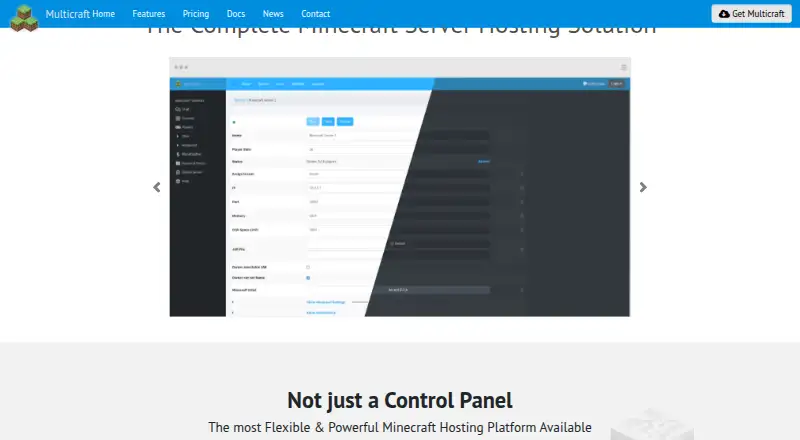 Multicraft's own site