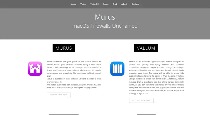 Murus's own site