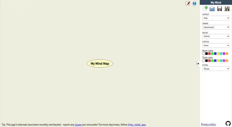 My Mind's own site