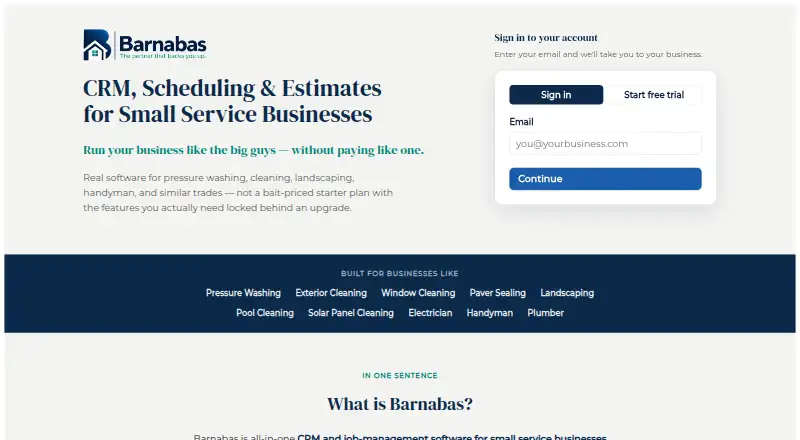 Barnabas's own site