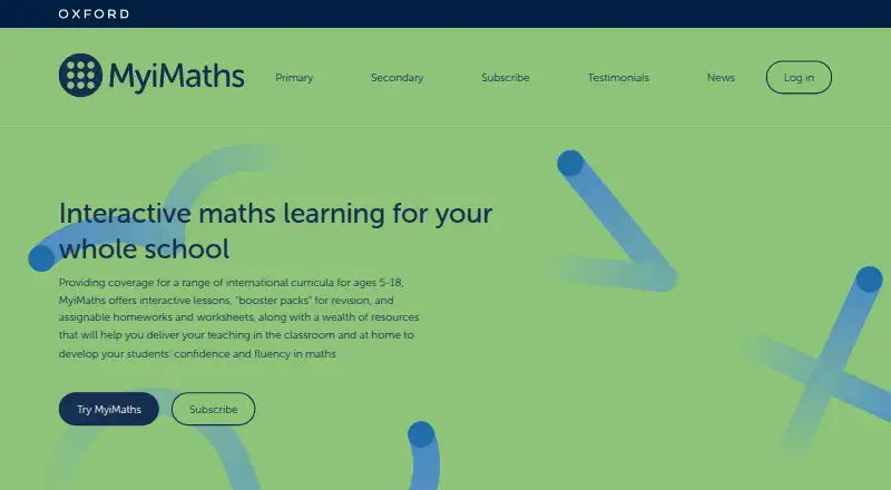 MyiMaths's own site