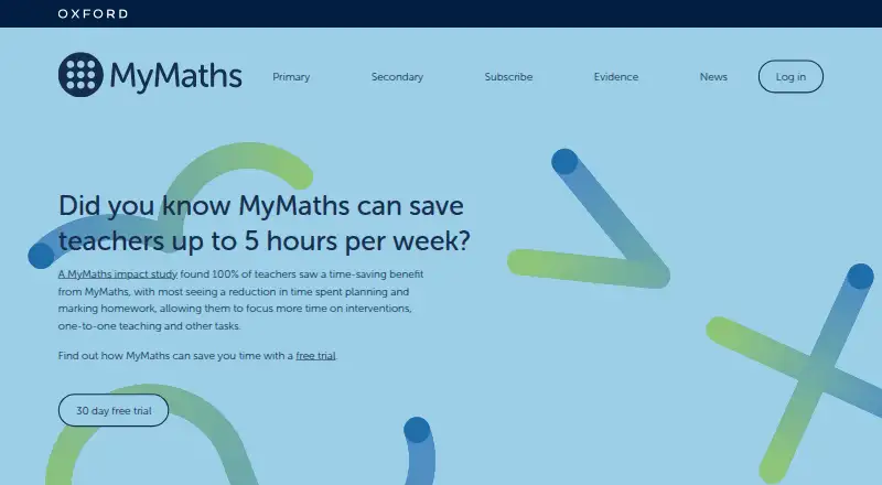 MyMaths's own site