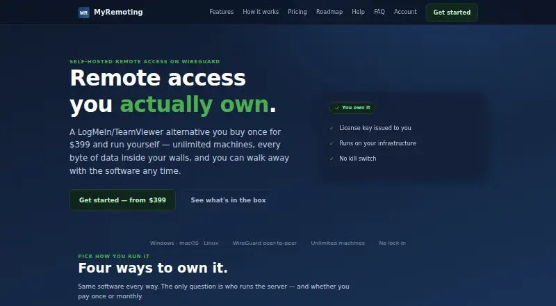 MyRemoting's own site