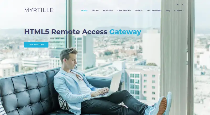 Myrtille's own site
