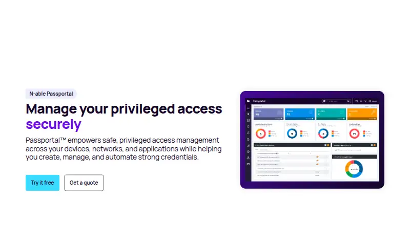N-able Passportal's own site
