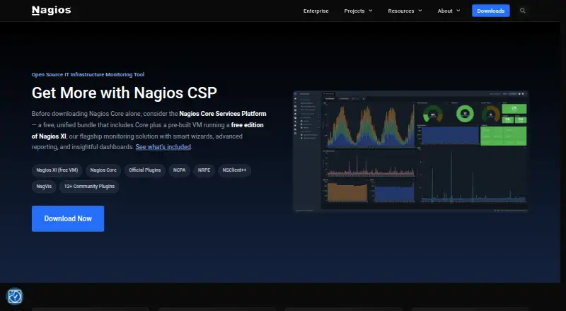Nagios Core's own site