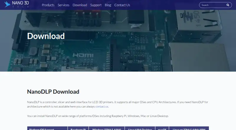 NanoDLP's own site