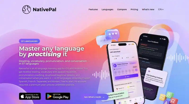 NativePal's own site