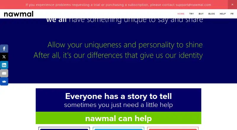 Nawmal's own site