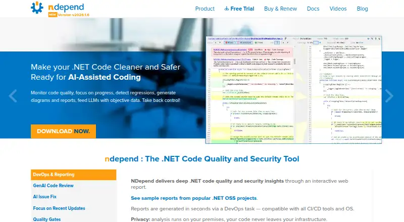 NDepend's own site